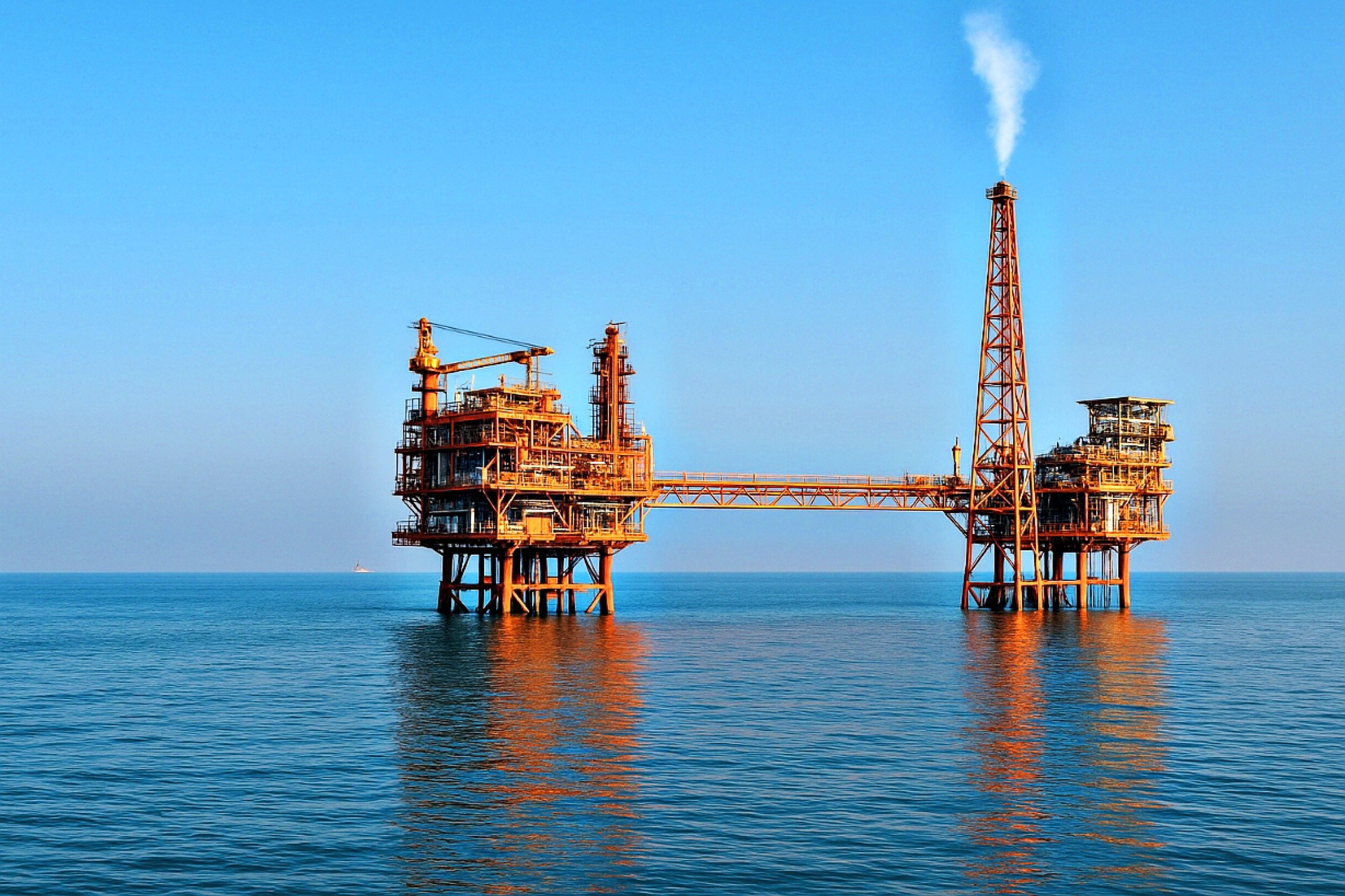Oil rig platform